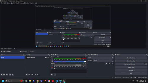 When audio is played the slider under the start button controls the volume of the audio.
