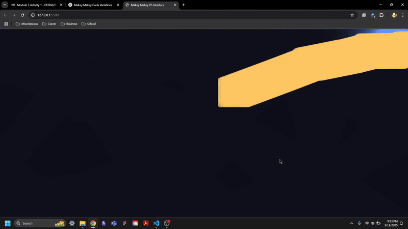 Space Bar increases the speed gradually, and the arrow keys change the direction of where it will go.
