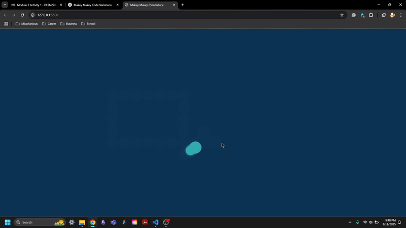 When started, arrow keys allow it to move around like the game of snake and move in the 4 main directions.