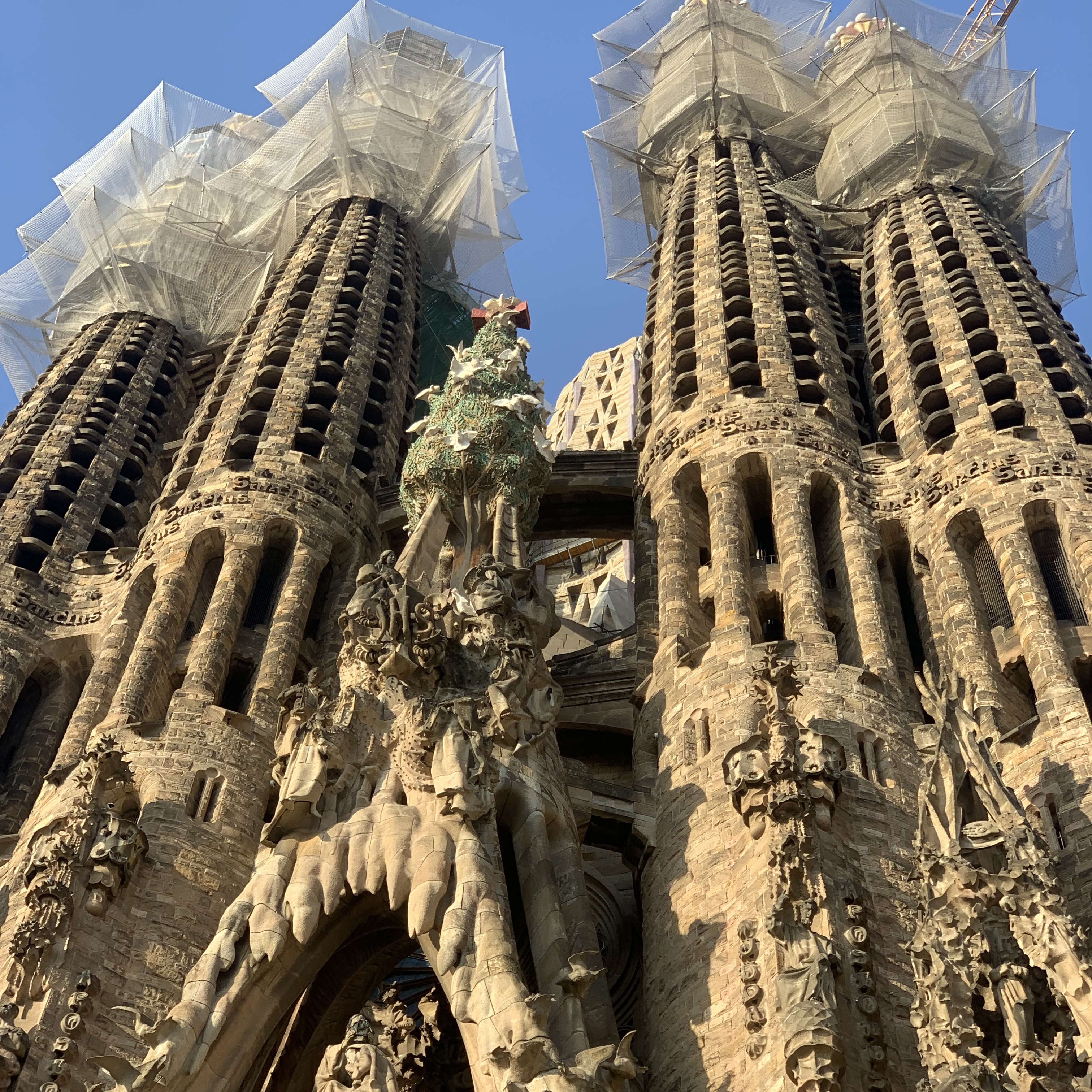 Another view of the Basílica de la Sagrada Família while I was on the bus ride tour during Day 1 in Barcelona.