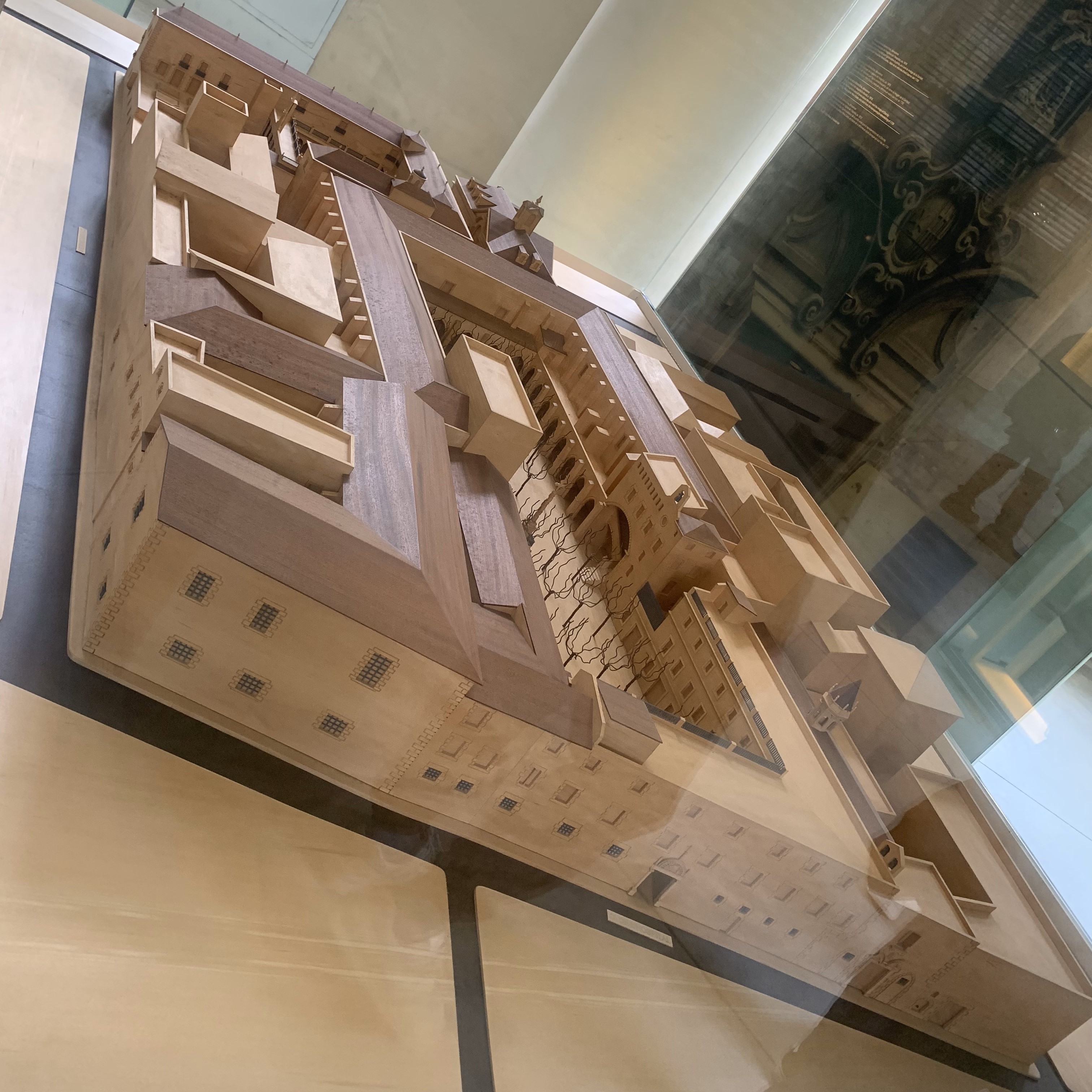 A realistic 3D model of one of Barcelona's important hospitals during the 1800-1900's.