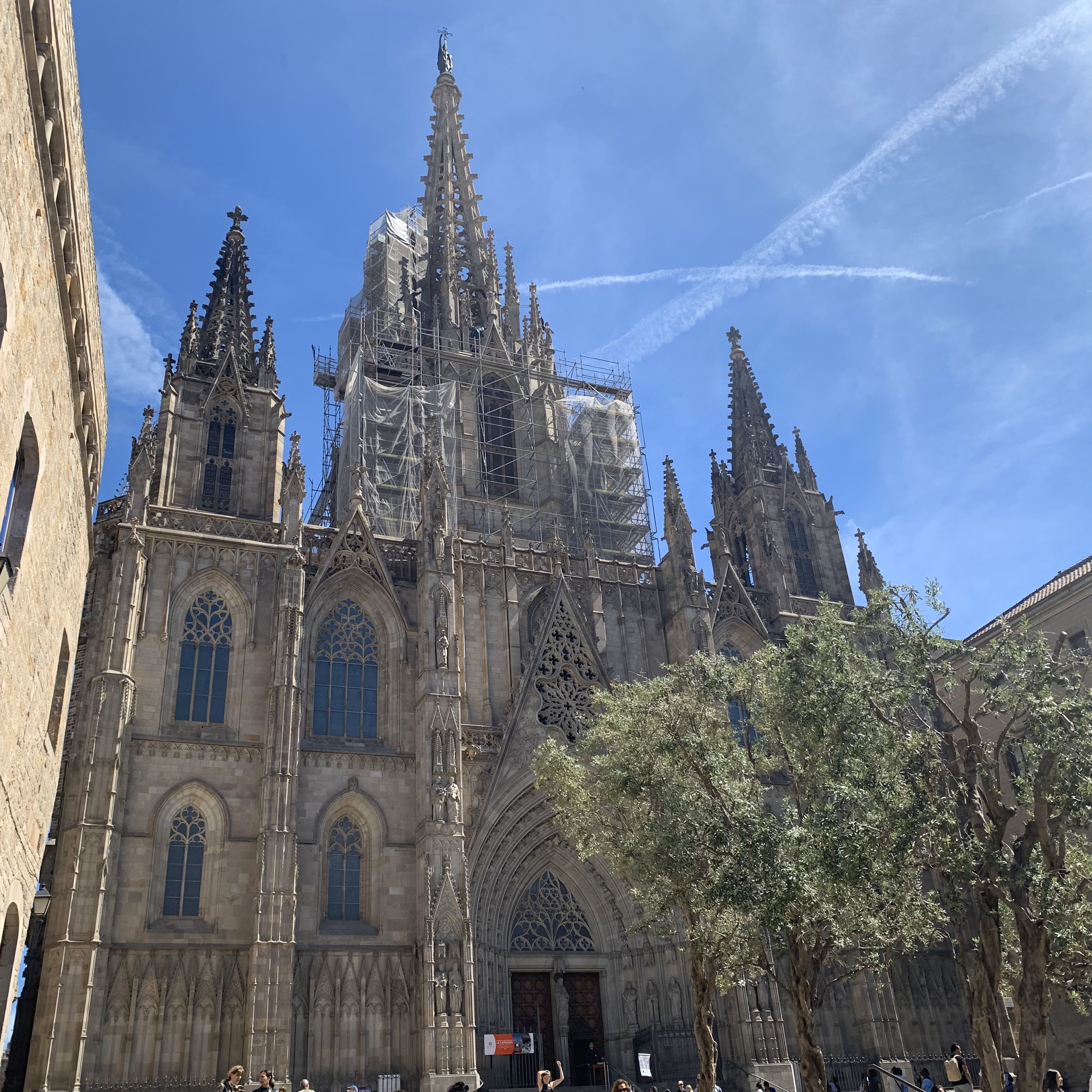 My photo of another gothic style church that is well known in Barcelona.