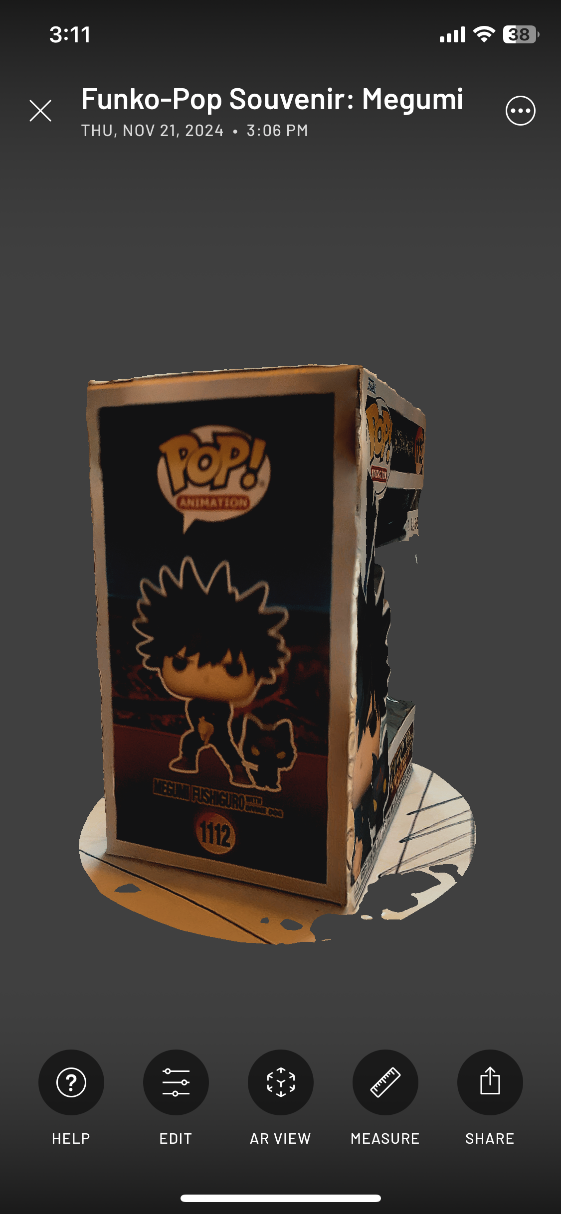 Second Pop Scan view.